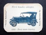 Turun Ravinto Oy Ford kautta aikojen 1926 Ford open touring Kahvipakettikuva