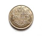 Kanada 50 c 1940 Hopea Kuvan kolikko Canada silver 50 cents 13,00€