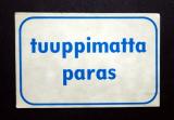 Tarrajenkki 1968 'tuuppimatta paras' Purkkakuva