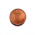 1 Penni 1900 Kuvan kolikko