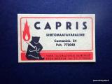 Castrenink.24, Capris siirtomaatavaraliike Porin Tulitikkutehdas