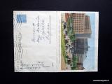 Helsinki, Postitalo ja Sokos, kirjekortti Kulkenut 1957