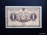 1 Markka 1916 no 20420523 PUNAISTEN PAINAMA SETELI! kl.5-6 kova paperi