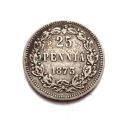 25 Penniä 1873 Kuvan kolikko