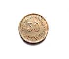 50 Penniä 1938 Kuvan kolikko