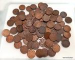 PIKAPOISTO 5 penniä malli 1918-40 100 kpl Kunto keskimäärin kl.3-5 (normaali käytetty)
