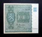 100 Markkaa 1945 Litt.B no F0455600 Kivialho-Alsiala kl.4-5