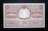 10 Markkaa 1918 Vaalea no 1112145 kl.7