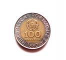 Portugal 100 Escudos 1990 Kuvan kolikko