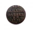 Tanska 1 Skilling 1771 Kuvan kolikko