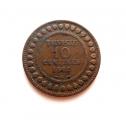 Tunisia 10 centimes 1892 Kuvan kolikko