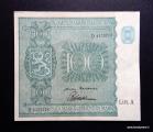 100 Markkaa 1945 Litt.A no D4403778 Kekkonen-Wahlman kl.6