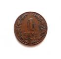 Alankomaat 1 cent 1882 Kuvan kolikko