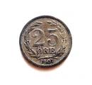 Ruotsi 25 re 1907 Hopea Kuvan kolikko