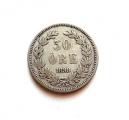 Ruotsi 50 re 1898 Hopea Kuvan kolikko
