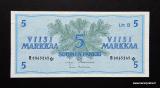 5 Markkaa 1963 Litt.A Tähti no B0065245* Alenius-Helenius kl.7 Tähtiseteli B-sarjaa 16,80€