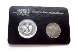 Tristan da Cunha 25 pence HOPEA + 25 pence CuNi The Royal M Kuvan rahasarja Tristan da Cunha 25 pence silver + 25 pence copper-nickel 1981 coin set The Royal Marriage 34,80€