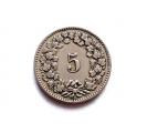 Sveitsi 5 rappen 1913 B Kuvan kolikko