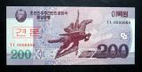 Pohjois-Korea 200 Won 2008 SPECIMEN kuvan seteli (tai vastaava)