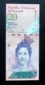 Venezuela 20 Bolivares 2013 kuvan seteli (tai vastaava)