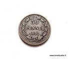 50 Penni 1891 Kuvan kolikko