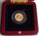20 Markkaa 1912 puulaatikossa Kuvan kultaraha +aitoustodistus