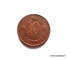 10 Penni 1920 Kuvan kolikko