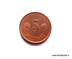 5 Penni 1920 Kuvan kolikko