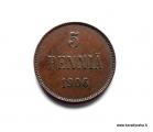 5 Penni 1906 Kuvan kolikko
