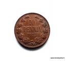 10 Penni 1917 II (kotka ilman kruunua) Kuvan kolikko