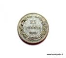 25 Penni 1889 Kuvan kolikko