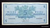 5 Markkaa 1963 ilman Litt, no I3933896 Koivisto-Valvanne (w) kl.4 pari pientä rissin alkua ylhäällä