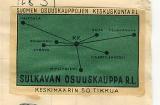 TT Etiketti Sulkavan Osuuskauppa r.l. kartta SOK vihre kartta