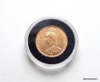 Iso-Britannia 1 sovereign 1889 Kulta Monetan kapselissa