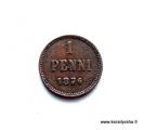 1 Penni 1876 Kuvan kolikko