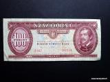 Unkari 100 Forint 1992 Kuvan seteli