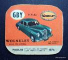 Paulig no 178 Wolseley / GBY Kahvipakettikuva