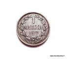 1 Markka 1872 Variantti SNY 402.2, 48,00 EUR