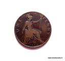 Englanti 1 penny 1902 Kuvan kolikko