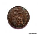 Englanti 1 penny 1919 Kuvan kolikko