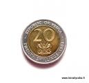 Kenia 20 sh 1998 Kuvan kolikko Kenya 20 shillings 1998 bi-metallic coin 1,80€