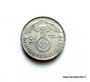 Saksa 2 Markkaa 1937 A Hopea (Natsitunnuksin), 9,00 EUR