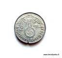 Saksa 2 Markkaa 1937 A Hopea (Natsitunnuksin), 7,00 EUR