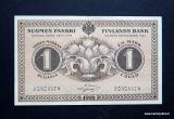 1 Markka 1916 no 20304578 PUNAISTEN PAINAMA SETELI! Kuvan seteli