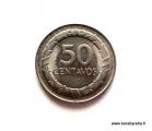 Kolumbia 50 centavos 1968 Kuvan kolikko