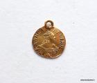 Venäjä 50 kop Poltina 1756 Kultaa kuvan kultaraha (korulenkillä)