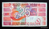 Alankomaat 25 Gulden 1989 kl.n.4 kynämerkintä