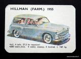 Rex-kahvin auto Hillman (Farm.) 1955 Keräilykuva