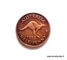 Australia ½ Penny 1953 Kenguru Kuvan kolikko