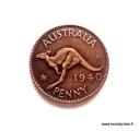 Australia 1 Penny 1940 Kenguru Kuvan kolikko